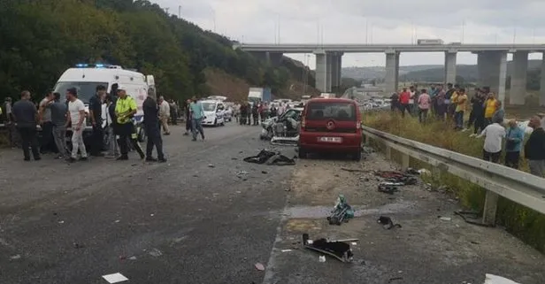 Son dakika: Kuzey Marmara Otoyolu’nda korkunç kaza! Ortalık savaş alanına döndü