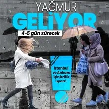 HAVA DURUMU | Meteoroloji’den yeni hava durumu raporu! İstanbul’da gece yağmur var! Önümüzdeki 4-5 güne dikkat