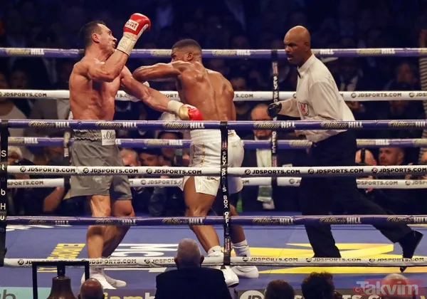 Anthony Joshua - Wladimir Klitschko maçı nefes kesti! - 49