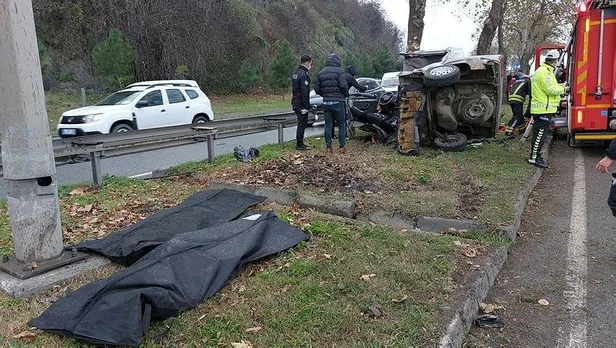 Samsun'da feci kaza! Otomobil, refüjdeki ağaca çarptı: Genç çift hayatını kaybetti-5
