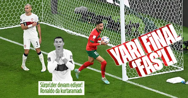 2022 Katar Dünya Kupası | Fas'tan bir sürpriz daha: Portekiz'i devirip yarı finale yükseldiler