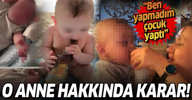 Kartal'da alkol kullandırıldığı iddia edilen 1.5 yaşındaki çocuğun annesi hakkında karar verildi!