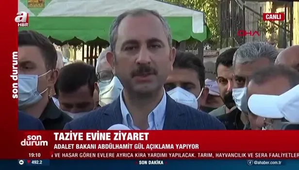 Adalet Bakanı Abdülhamit Gül’den, Konya’daki katliama ilişkin önemli açıklamalar