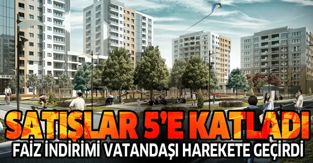 Kamu bankalarının faiz indirimi konut satışlarında patlama yarattı! Emlak Konut GYO'dan tarihi kampanya