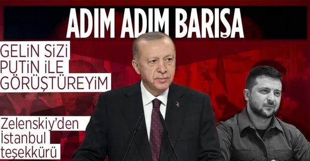 Başkan Erdoğan, Ukrayna Devlet Başkanı Zelenskiy ile görüştü! Putin ile Türkiye’de görüşün