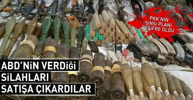 PKK/PYD-YPG, ABD’nin verdiği silahları karaborsada satıyor