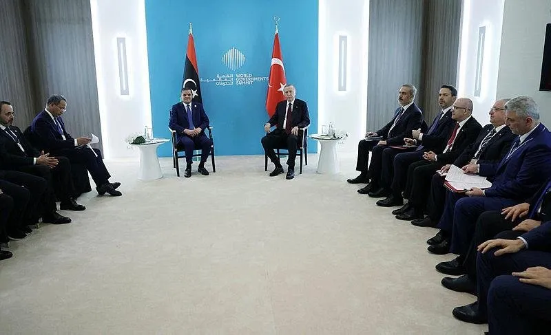 Başkan Recep Tayyip Erdoğan, Libya Ulusal Birlik Hükümeti Başbakanı Abdulhamid Dibeybe ile görüştü.