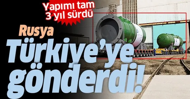 Atommash, Akkuyu NGS’nin ilk ünitesi için üretilen reaktör basınç kabını Türkiye’ye gönderdi! Tam 3 yılda üretildi