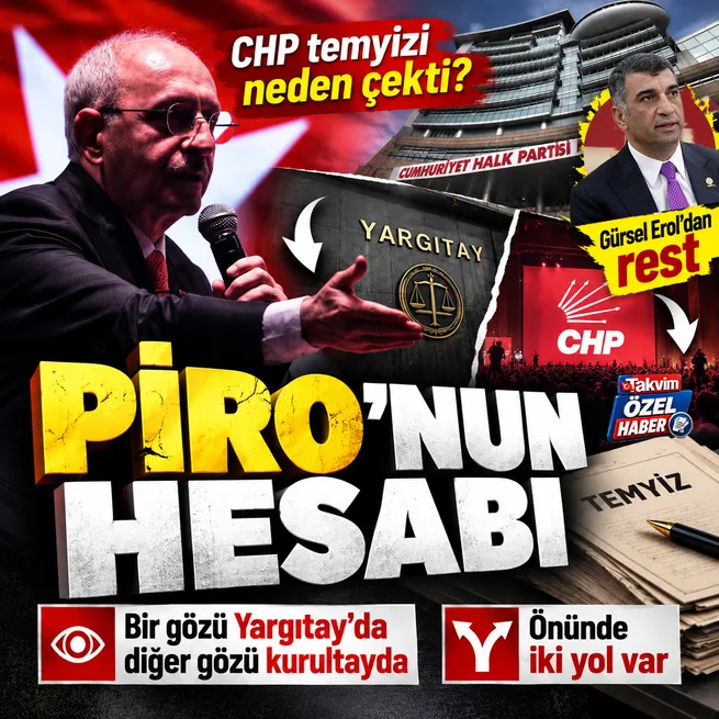 CHPnin temyiz kararını geri çekmesinin arka planı! Kılıçdaroğlunun bir gözü Yargıtayda diğer gözü kurultayda: Gürsel Eroldan rest