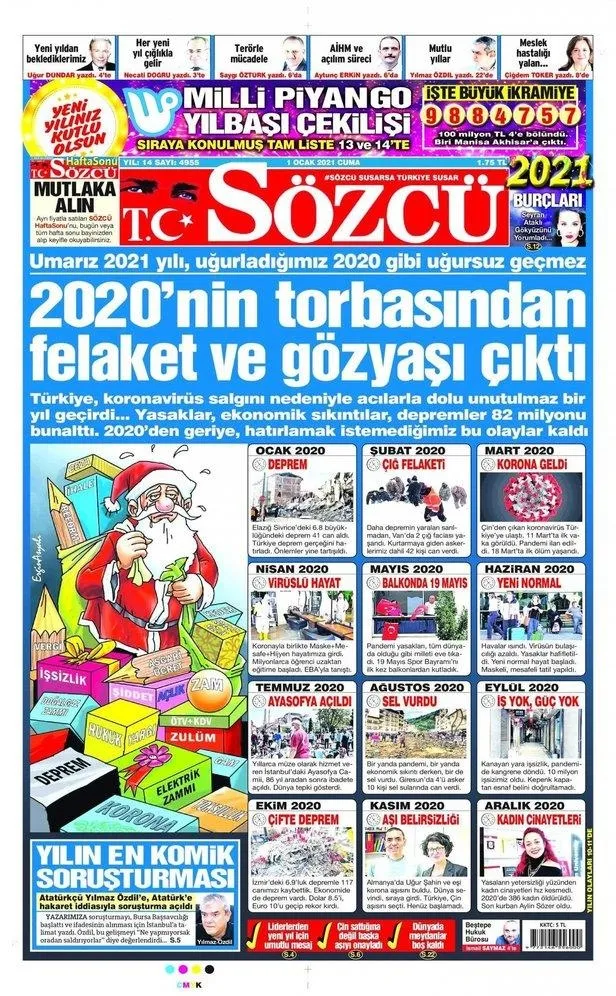 SON DAKİKA: Sözcü'nün skandal 'Ayasofya' manşetine inceleme: Gerekli işlemler yapılacaktır