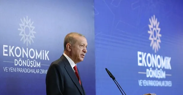 Başkan Erdoğan’dan Ekonomik Dönüşüm ve Yeni Paradigmalar Zirvesi’nde önemli açıklamalar... Flaş enflasyon mesajı