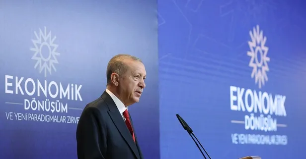 Başkan Erdoğan'dan Ekonomik Dönüşüm ve Yeni Paradigmalar Zirvesi'nde önemli açıklamalar... Flaş enflasyon mesajı