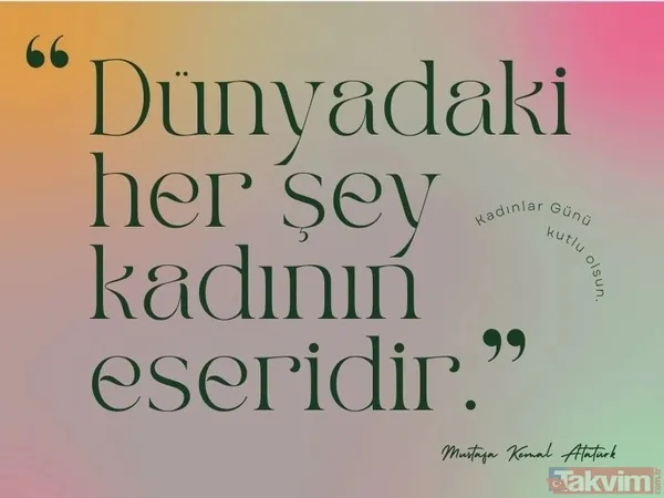 RESİMLİ KADINLAR GÜNÜ MESAJLARI 2023! En anlamlı, güzel, kısa-uzun 8 Mart Kadınlar Günü mesajları, sözleri! Facebook, Whatsapp, İnstagram... - 20