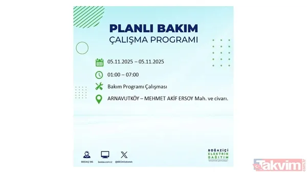 İstanbul'da yaşayanlar dikkat: Evinizde bir süre olmayacak! İlçe ilçe saat açıklandı - 3