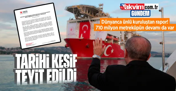 Dünyanın önde gelen rezerv değerlendirme kuruluşlarından DeMac, Karadeniz'deki doğal gaz keşfini teyit etti