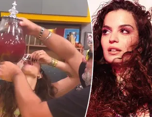 Aslı Bekiroğlu'nun suratında cam sebil patladı