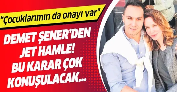 Demet Şener, Cenk Küpeli ile evleneceğini açıkladı! “Çocuklarımın da onayı var