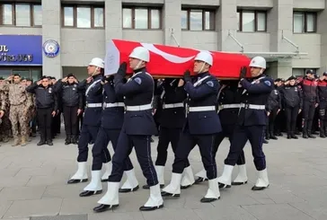 Şehit polis memuru Ogün Yürümez için İstanbul Emniyet Müdürlüğü’nde tören düzenlendi