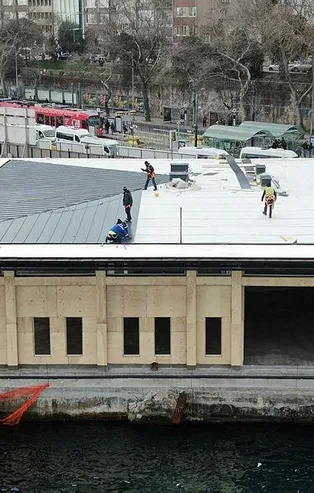 "Kabataş Meydan Düzenlemesi ve Transfer Merkezi"nde çalışmalar yeniden başladı