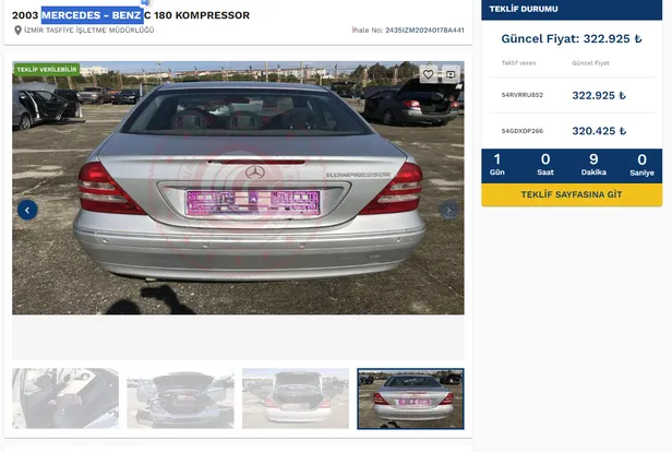 Devlet 319.500 TL'ye, 340.000 TL'ye 2.el araba satışına başladı: FORD, LAND ROVER, PEUGEOT, MERCEDES - BENZ vitrinde-10