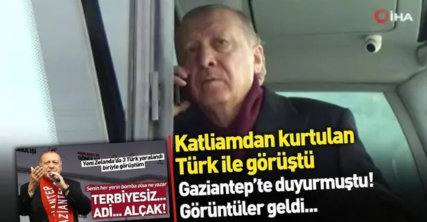 Başkan Erdoğan Yeni Zelanda’da yaralanan Türk ile görüştü!