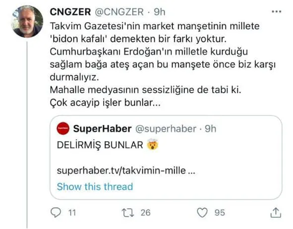 Takvim Gazetesi her zamanki gibi vatandaşın yanında manşet attı, organize linç çetesi yine yakalandı!-22