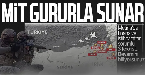 SON DAKİKA: MİT'ten operasyon! PKK'nın istihbarat ve finans sorumlusu 3 terörist Metina'da etkisiz hale getirildi