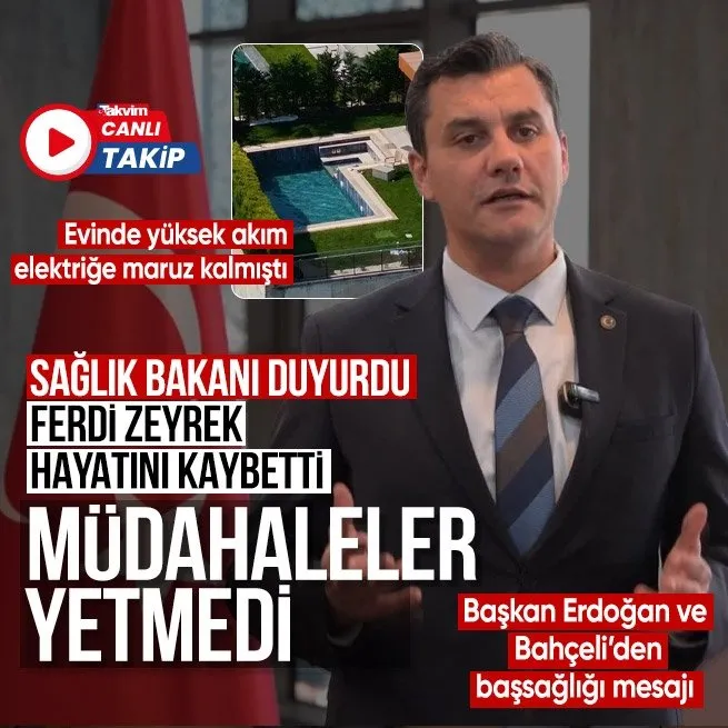 CANLI | Ferdi Zeyrek hayatını kaybetti! Haberi Sağlık Bakanı Kemal Memişoğlu duyurdu