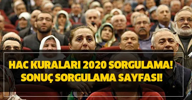 diyanet.gov.tr: Hac kuraları 9 Ocak 2020 sorgulama! Hac kuraları sonuç sorgulama sayfası ve ekranı