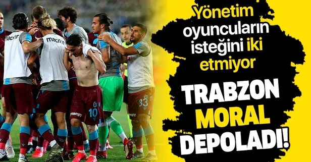 Trabzonspor’a para dopingi! Takım moral depoladı...