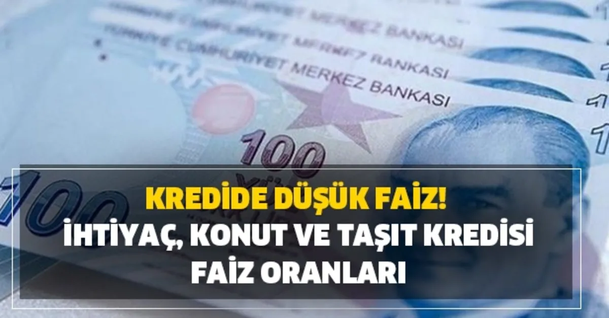 konut tasit ve esnaf kredisi faiz