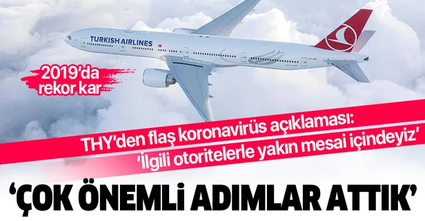THY'den koronavirüs salgınıyla ilgili flaş açıklama: Çok önemli adımları attık