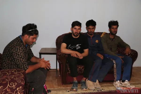 Van'da apartmanda 1'i çocuk 16 kaçak göçmen yakalandı - 3