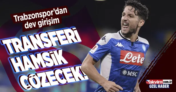 Trabzonspor Mertens için yarışta! Hamsik devreye girdi