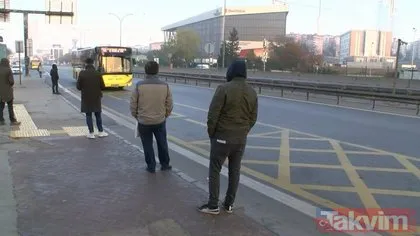 İstanbul’da toplu taşıma çilesi! Sokağa çıkma yasağından muaf olanlar otobüs bulamadı