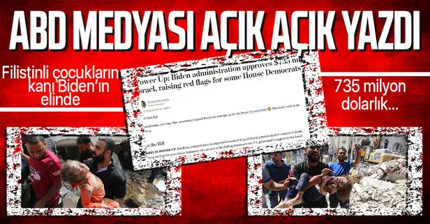 SON DAKİKA: ABD medyası: Gazze saldırısından önce Joe Biden Tel Aviv yönetimiyle 735 milyon dolarlık silah anlaşması imzaladı