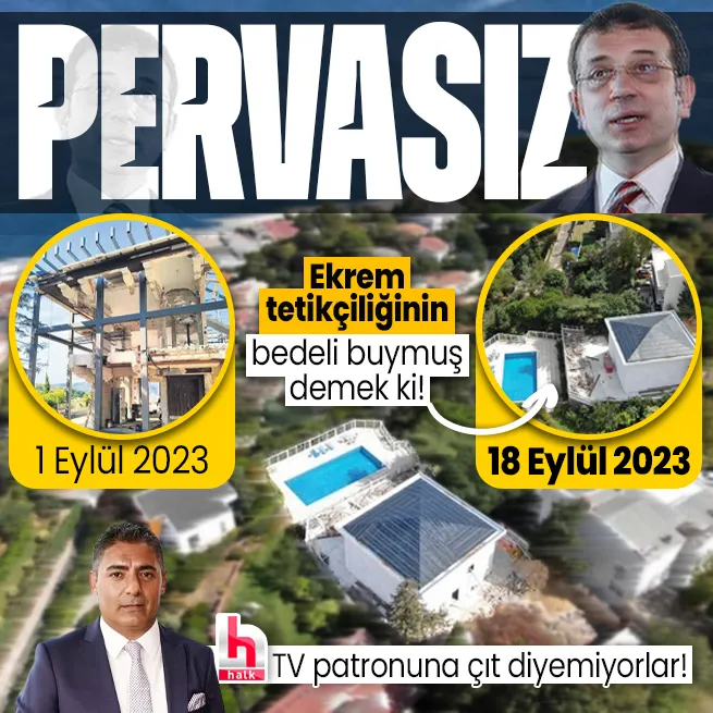 Halk TV patronunun kaçak villasına İBB seyirci kaldı! Boğaziçi İmar Müdürlüğünde hala çıt yok