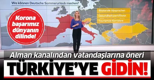 İşte Türkiye’nin koronavirüs başarısı! Alman kanalında dikkat çeken öneri: Türkiye’ye gidin!