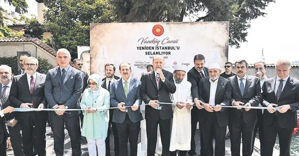 Başkan Erdoğan’dan Vaniköy Camii açılışında önemli açıklamalar: İstanbul’u fetret devrinden çıkaracağız