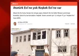 SON DAKİKA! Sözcü'nün Atatürk'ün evi ile ilgili yalan haberini AK Partili Eroğlu çürüttü