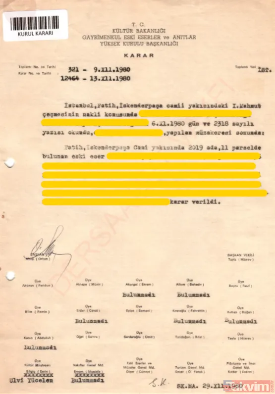 YALAN 3 AK Parti İstanbul Milletvekili Ahmet Hamdi Çamlı, İstanbul Fatih ilçesinde yeniden yaptırdığı I. Mahmud Çeşmesi'ni Kültür Bakanlığı'nın bütçesiyle mi...
