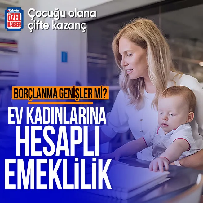 Ev kadınlarına hesaplı emeklilik