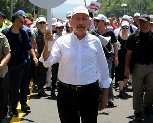 CHP yürüyüşünde kirli tezgah!