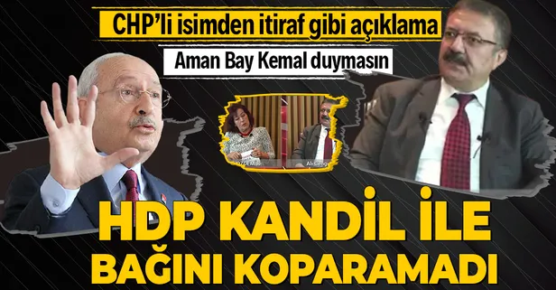 CHP'li Ali Cengiz Erol'dan HDP hakkında itiraf gibi sözler: Kandil ile bağını koparamadı!