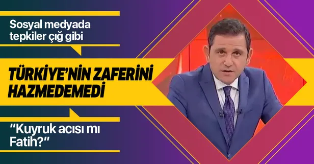 FOX TV haber sunucusu Fatih Portakal 'Türkiye'nin zaferini' hazmedemedi! Portakal'a tepkiler çığ gibi