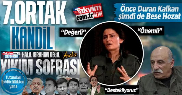 Kandil 'Kemal'e erdi, 6'lı koalisyona 7. ortak oldu! Önce Duran Kalkan şimdi de Bese Hozat... "Değerli, önemli, destekliyoruz"