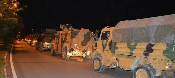 Komandolar sınıra doğru hareket etti!