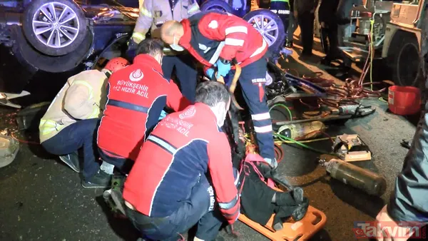 Anne ve kızı devrilen otomobilde sıkıştı! Zamanla yarış... - 11