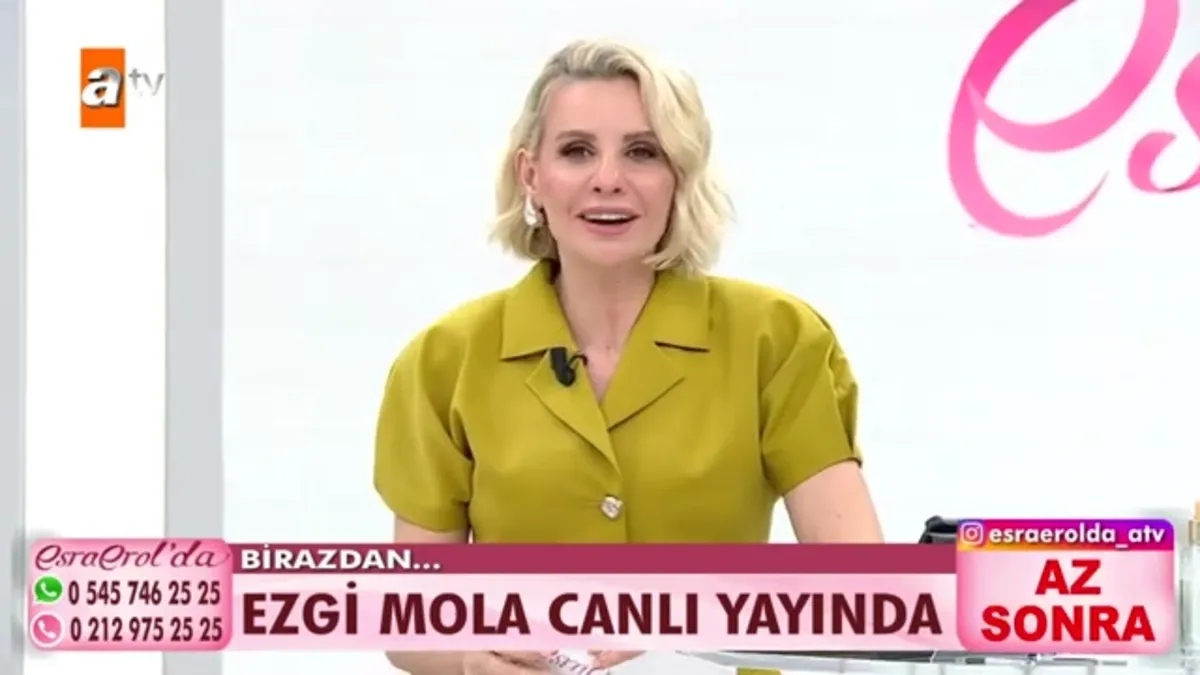 Esra Erol’da programına Ezgi Mola sürprizi!