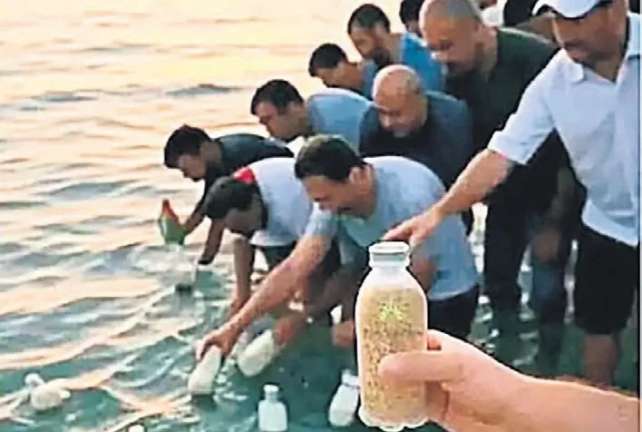 Gazze için bir şişe umut